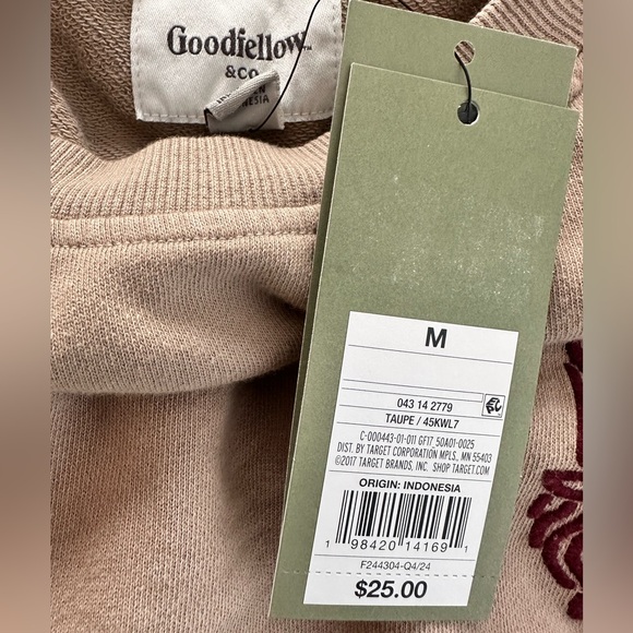 NWT Goodfellow Tan Crewneck Sweatshirt Men’s Size Medium - Picture 13 of 13